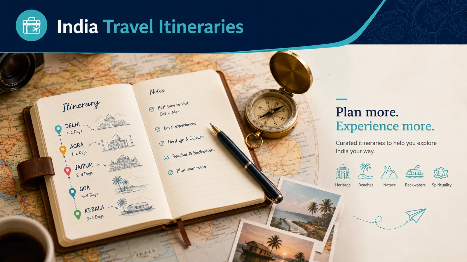 India Travel Itineraries