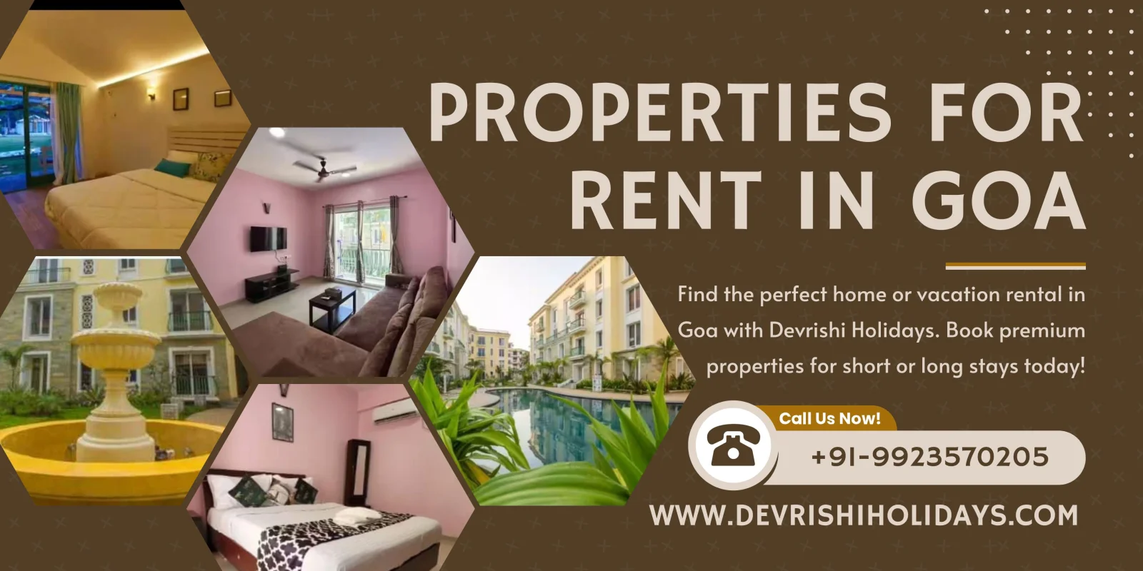 Brown and Cream Simple Rent House Banner.webp