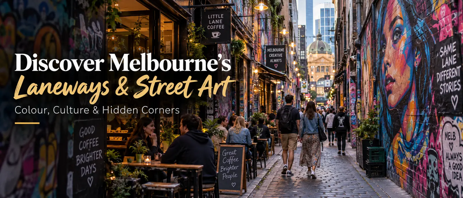 Discover Melbourne's Laneways and Street Art
