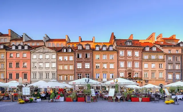 Warsaw old town, Poland