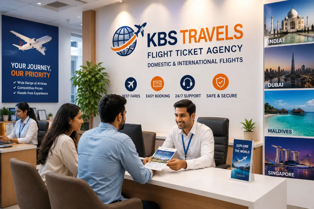 Best Flight Ticket Booking Agency in Delhi | KBS Travels