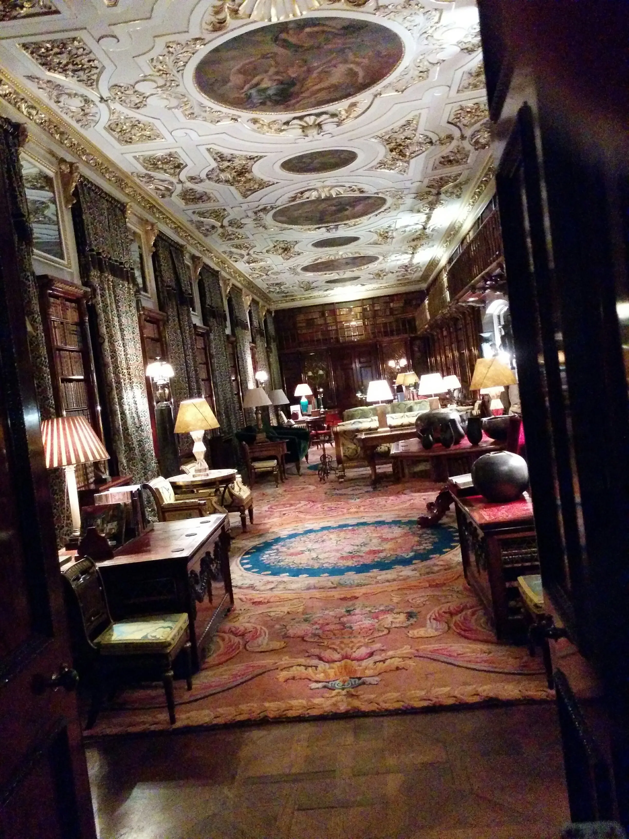 One of the rooms at Chatsworth House, Derbyshire