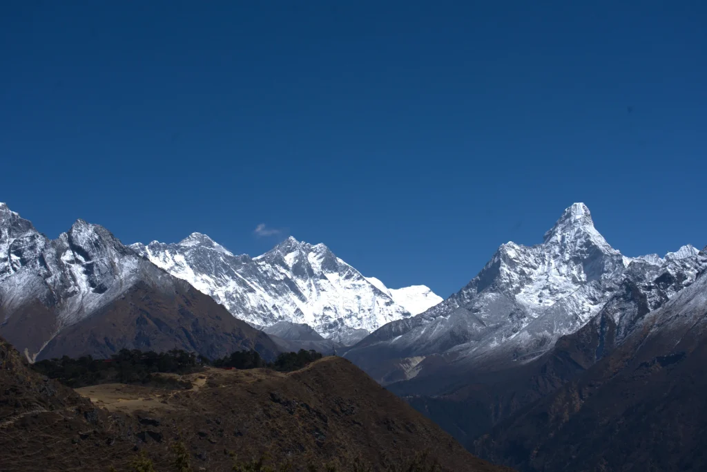 view from tengboche